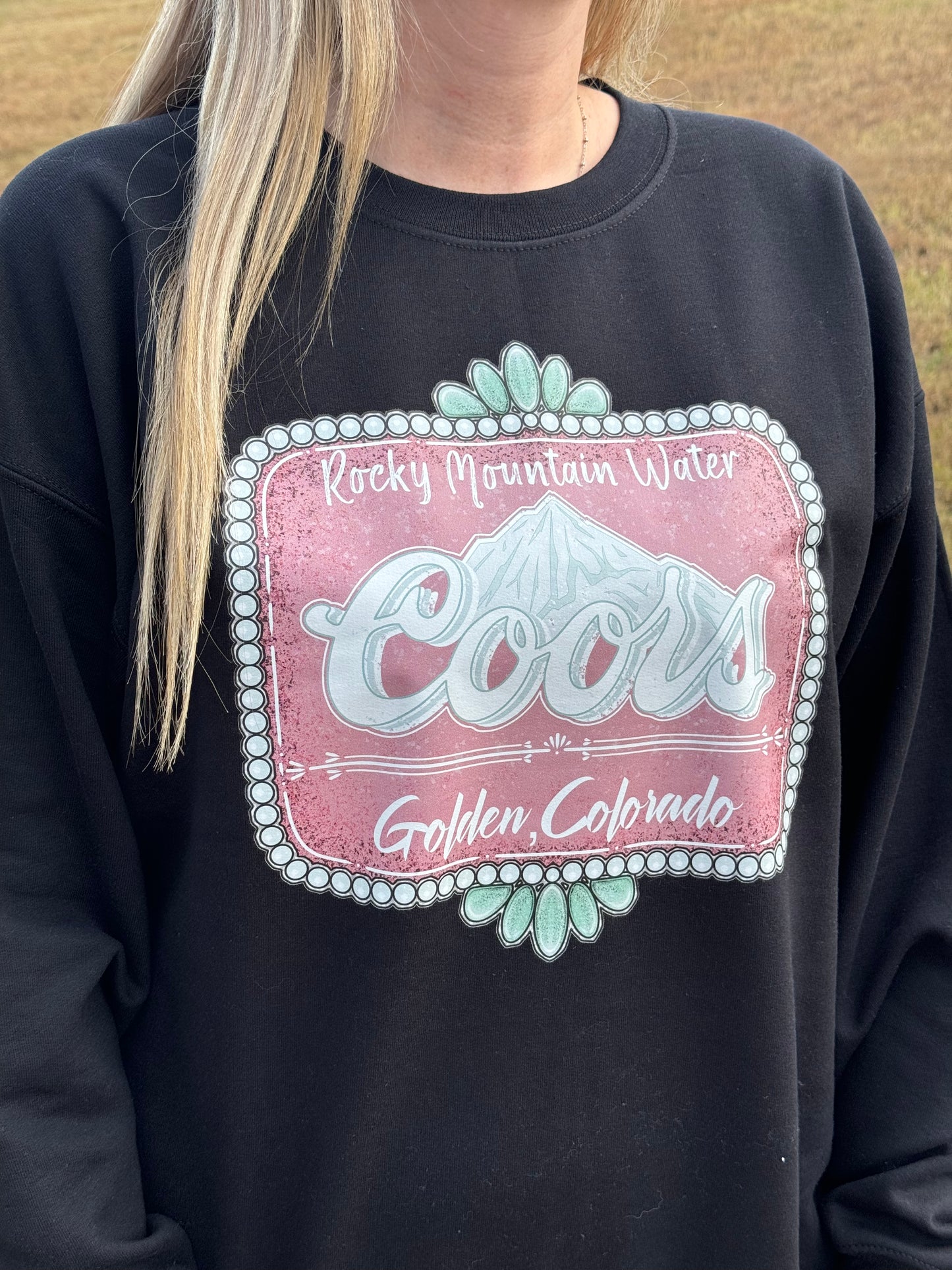 Pink Coors Solid Sweatshirt