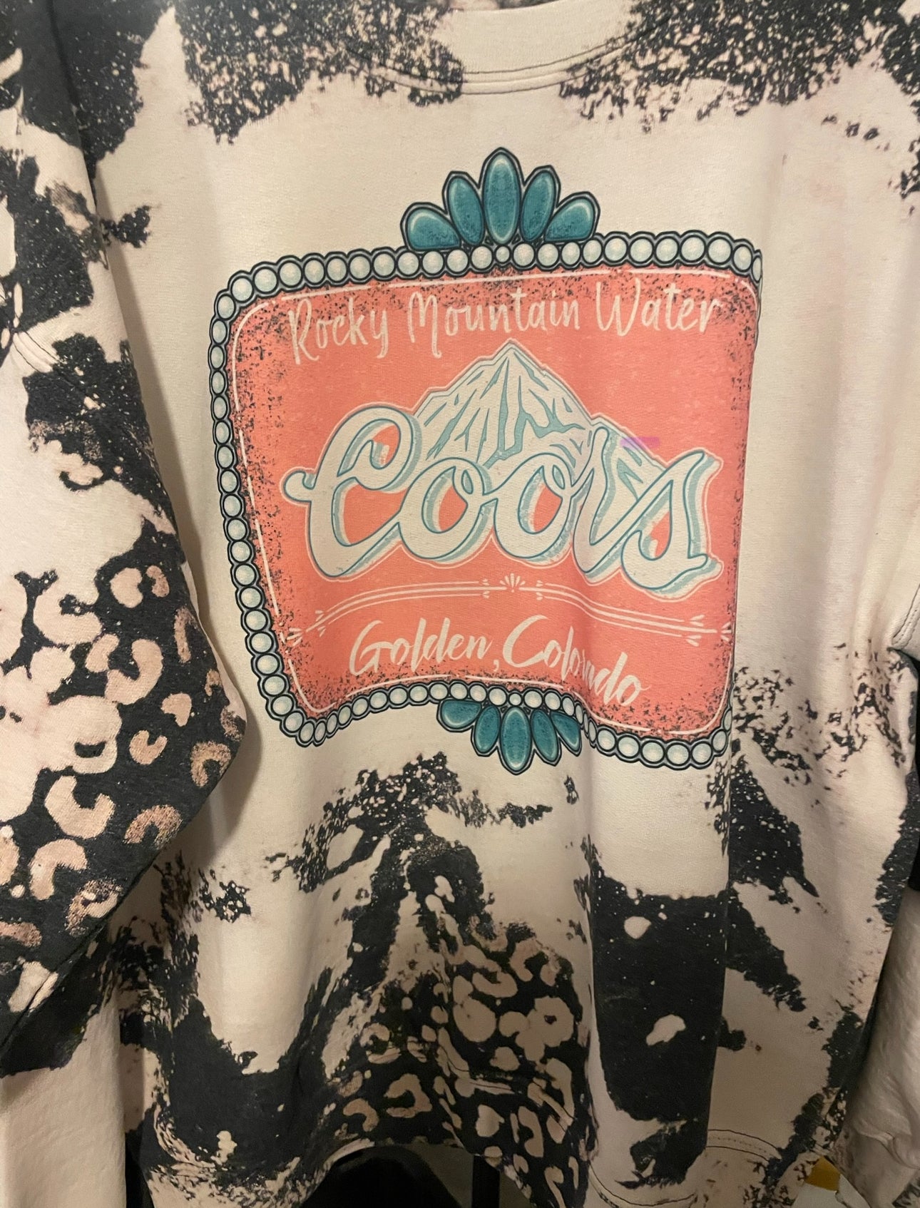 Pink Coors Leopard Sweatshirt