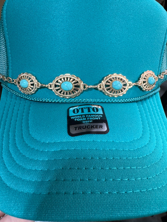 Concho Trucker Hat Chain